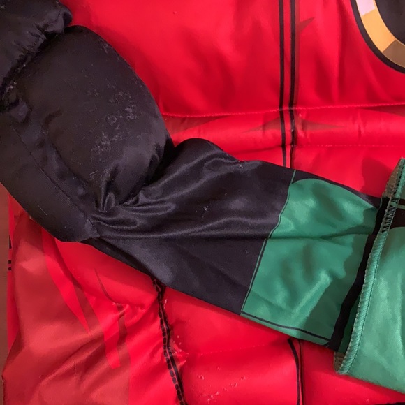 DC Superheroes Deluxe Robin Costume, Child's Large - Picture 5 of 14